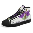 thumbnail image 7 of Ash Wednesday Cross High Top Canvas Shoes Sneakers Black Size 12, 7 of 7