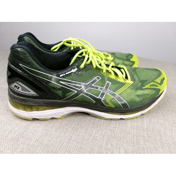 Size 15 US Men's ASICS Gel Nimbus 19 Back/Lime T700N Flyte Foam