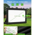 thumbnail image 5 of 3-in-1 20FT Inflatable Projector Screen with 250W Blower - Outdoor Movie Screen, Dart Board & Football Target for Pool Party, Backyard Movie Night, 5 of 8