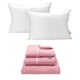 thumbnail image 1 of Sábanas Matrimonial ROGGA HOME Rosa + Almohada Royal Twin, 1 of 8