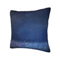 thumbnail image 2 of Wukai Retro Blue Glitter Premium Polyester Fleece Pillow Covers with Hidden Zipper Closure,Luxuriously Soft and Durable-16"x16", 2 of 7