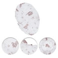 thumbnail image 3 of Unique Bargains 5 Pcs Print Single Layer Shower Cap for Bathroom Coffee Color EVA, 3 of 6
