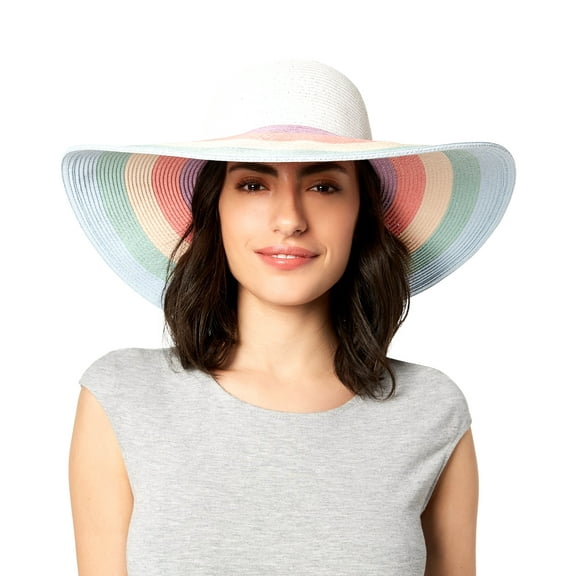 August Hat Co | Roygbiv Floppy Hat | Tan