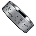 thumbnail image 3 of Yoga Style 1 Tungsten Carbide Ring, 3 of 9