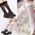 thumbnail image 4 of Sweet Calf Socks Lolita Middle Tube Breathable Stockings for Women's Wearing, 4 of 11