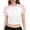 Pink Short Sleeve for Women, variant on Women's Short Sleeve Crew Neck Raglan Blouse Cropped Stretchy Trendy Daily Casual Top Blue M