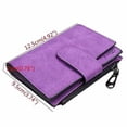 thumbnail image 3 of Inevnen Womens Wallet Small Credit Card Holder Leather Wallet with ID Window Zipper Pocket, 3 of 6