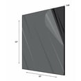 thumbnail image 2 of AdirOffice 12" x 12" Opaque Black Acrylic Plexiglass Sheet 1/8 Inches Thick, 2 of 5