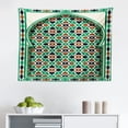 thumbnail image 1 of Moroccan Tapestry, Ottoman Mosaic Art Pattern Oriental Floral Forms Antique Scroll Ceramic Boho, Fabric Wall Hanging Decor for Bedroom Living Room Dorm, 2 Sizes, Multicolor, by Ambesonne, 1 of 1