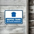 thumbnail image 4 of Classic Framed Plus Septic Tank No Paper Products Door or Wall Sign | Boats & Yachts Signage -Small, 4 of 8