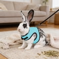 thumbnail image 4 of Rabbit Harness and Leash Set, Adjustable Mesh Bunny Walking Harness with Lead, Breathable Small Pet Harness for Rabbits 6.61 Lbs., 4 of 8
