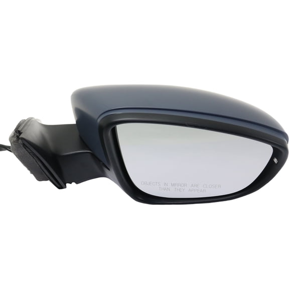 MIRROR Compatible For 2016-2020 Volkswagen Passat Right Passenger Heated Power Glass Folding In-housing Signal Light With memory Paintable