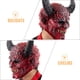 thumbnail image 3 of BRIGHTFUFU Máscara de diablo para Halloween, cosplay, máscara de demonio con cuernos aterradora para fiestas de máscaras, disfraz de monstruo de terror con cuernos y fantasmas., 3 of 8