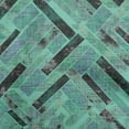 thumbnail image 1 of oneOone Cotton Poplin Sea Green Fabric Stripes Craft Projects Decor Fabric Printed By The Yard 56 Inch Wide, 1 of 4