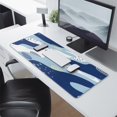 thumbnail image 2 of Concentric Circle Blue River Camouflage&nbsp;mouse Padswaterproofwashable&nbsp;for Office Home Work GamingmousepadsRubber Base Mousepad with Stitched Edges 31.5x11.8inches, 2 of 7