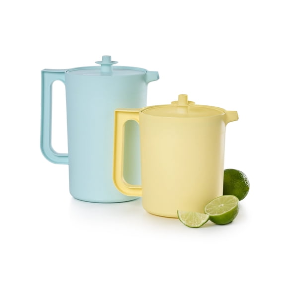 Set de jarras Tupperware Heritage Vintage Azul/Amarillo 1,5 L/2 L