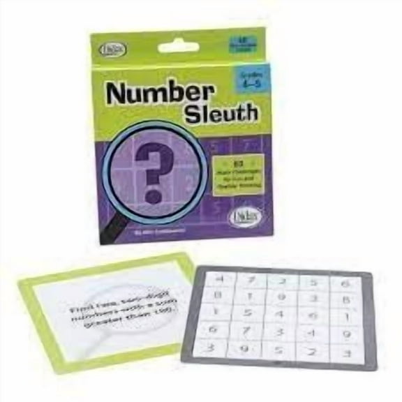 Didax Number Sleuth  Fluency & Number Sense Through Puzzle and Play, Grades 45 | Math Puzzles, Problem-Solving Games & Critical Thinking Activities for Classroom or Home