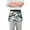 Dinosaurs and Sharks Struggle, variant on Skull Head in Galaxy Server Apron with 3 Pockets Waterproof Waitress Waist Short Apron for Man Woman 12 Inches