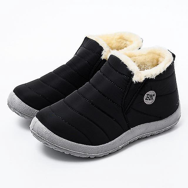 Botas de hombre, zapatos de invierno ligeros para hombre, botas de nieve, calzado de invierno impermeable, botas de invierno de talla grande 47, botines Unisex