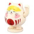 thumbnail image 3 of Fortune Cat Figure,Waving Lucky Cat Solar Wealth Welcoming Cat Cute Lucky Cat Future-Proof Design, 3 of 8