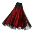 thumbnail image 5 of yuksok Women Ballroom Dance Skirt Skirt for Latin Samba Stage Performance Red M, 5 of 9