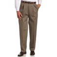 thumbnail image 1 of Haggar Pantalon pour Hommes du Travail au Week-End Sans Repassage à Plis devant avec Taille Extensible Dissimulée, 1 of 4