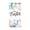 #004-Multicolor, variant on TanSiDing Easter Wreath Door Hanging Decorations, Bunny Spring Front Door Cover, Polyester Festive Holiday Decoration for Home Indoor Outdoor 180*90cm