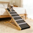 thumbnail image 4 of 2026 Upgraded Adjustable Dog Ramp for Couch 6-Height 14" to 25" Portable Pet Ramp with Non-Slip Traction Pad Stable Dog Stairs for Small Dogs Sofa Bed and Car Use, 4 of 10