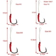 thumbnail image 7 of Fishing Assist Hooks with PE Line 20pcs Jig Fishing Hooks Assist Hooks Vertical Butterfly Jig Hooks (9/0), 7 of 7