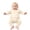 Beige, variant on Baby Newborn Coming Home Outfit, Cute Ribbed Romper, Soft Long Sleeve Bodysuit with Snap Buttons, Infant Unisex Neutral Clothes
