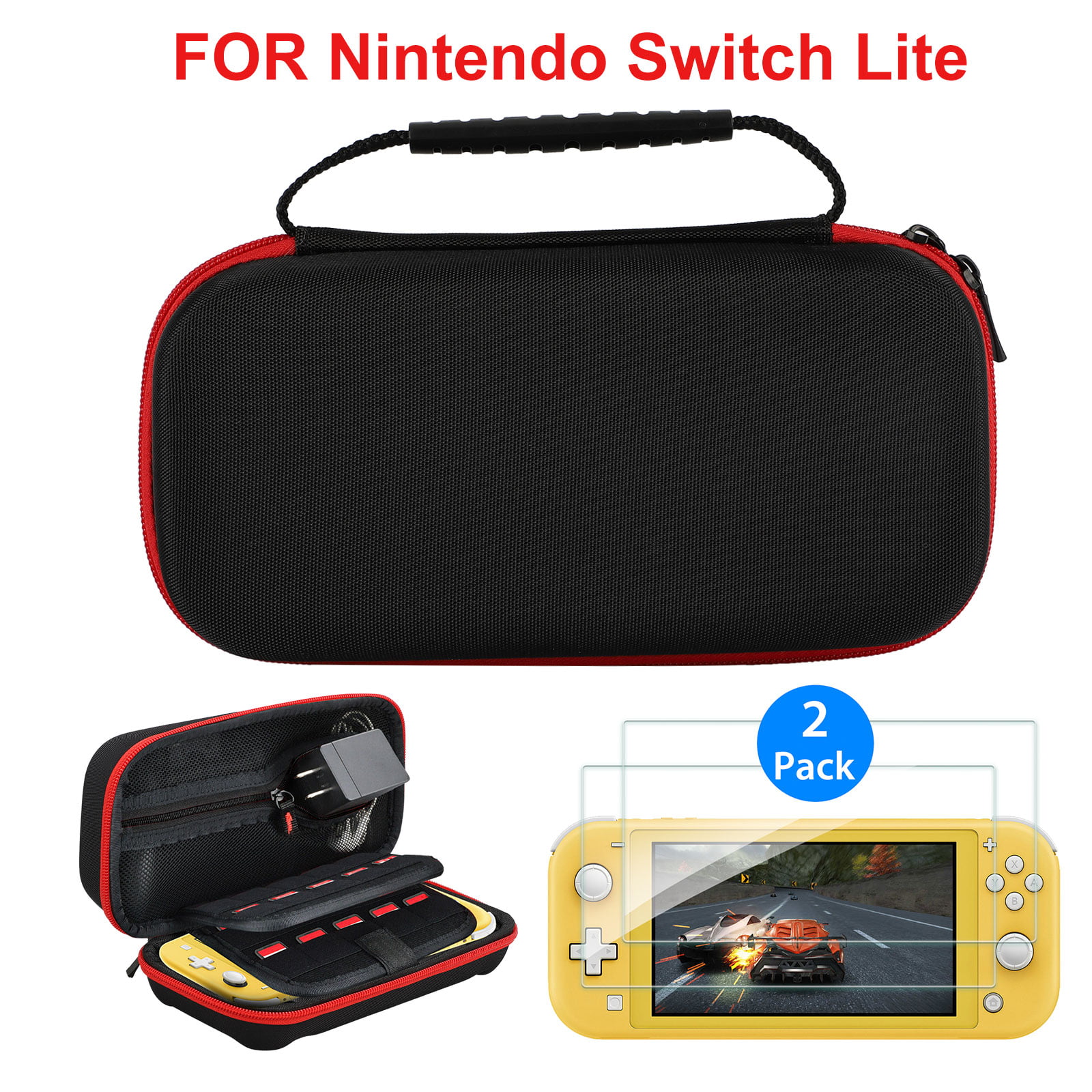 EEEkit for Nintendo Switch/SwitchLite Case with 20 Game Holder