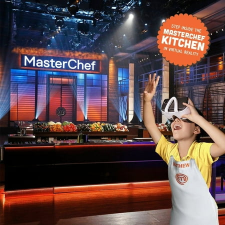 VR MasterChef Junior - Virtual Reality Recipe Book & Cooking Set for Kids | Science Kit for Kids, STEM Toys, VR Goggles Included