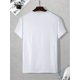 thumbnail image 2 of Camiseta de manga corta con cuello redondo para hombre, diseño gráfico creativo "It's Fish O'Clock", ajuste cómodo e informal para verano., 2 of 5