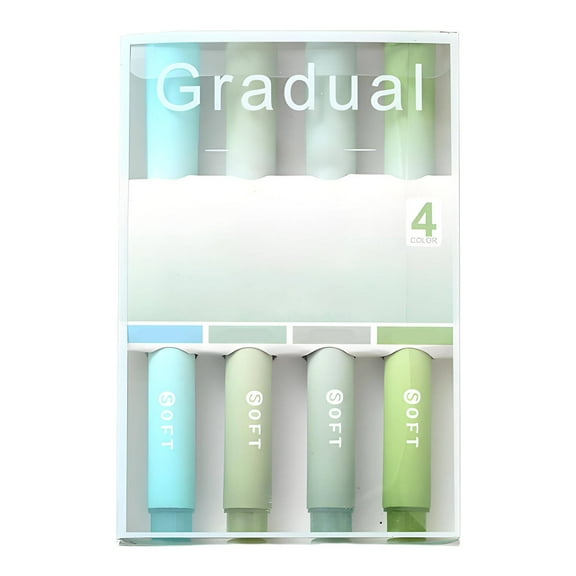 CCOCC 4Pcs Bible Highlighters,Vibrant and Stylish Design Bible Pens,Smooth and Even Ink Flow Highlighters Pastel,Style8