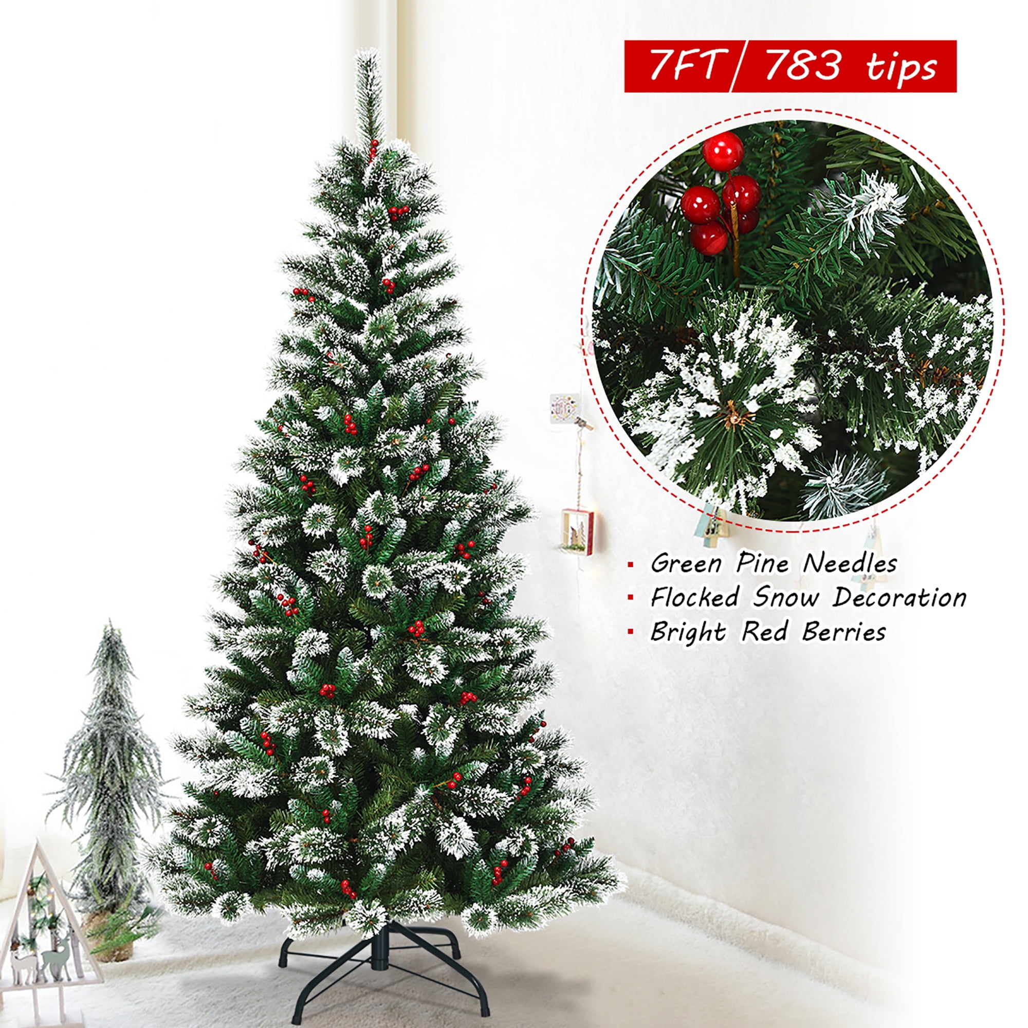 Deluxe Austrian Fir Christmas Tree 210cm Details about   7ft 