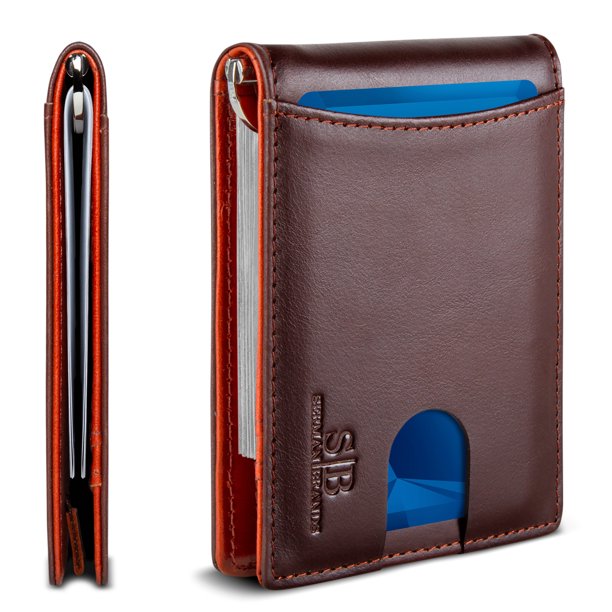 Serman Brands SERMAN BRANDS RFID Slim Wallets for Men. Mens Wallet