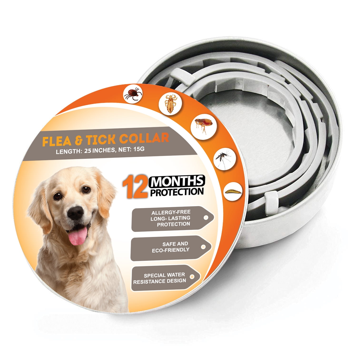 Hartz Ultraguard Flea And Tick Collar For Dogs And Puppies, 7 Months  Protection, 1Ct - Walmart.Com