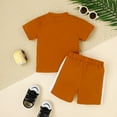 thumbnail image 7 of Kkkded 6M-4Years Kids Toddler Baby Girls 2Pcs Summer T-Shirts Set Short Sleeve Cotton Tees Top + Short Set Unisex Newborn Color Matching Tshirts Cute Clothing Set, 7 of 7