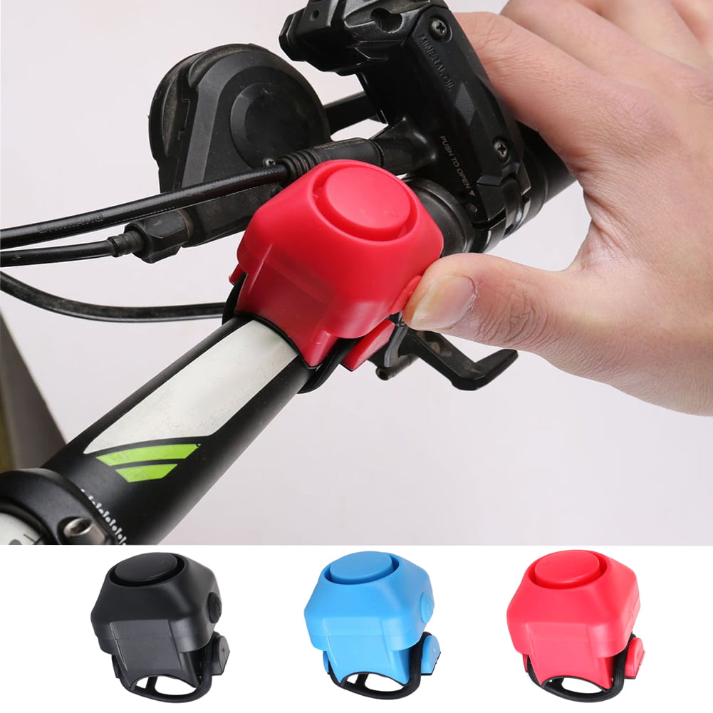 Left-Hand Use - Blue MINI-FACTORY Bike Bell for Adults Kids Loud Crisp Clear Sound Bicycle Bell for Outdoor Cycling Safe Ring Horn Cycling Accessories