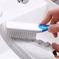 thumbnail image 4 of harmtty Shoe Brush Soft Bristle Non-Slip Comfortable Grip Hanging Hole Easy to Store Multifunctional Reusable Long Handle Clothes Shoes Scrub Brush Kitchen for Bathroom,Green, 4 of 8