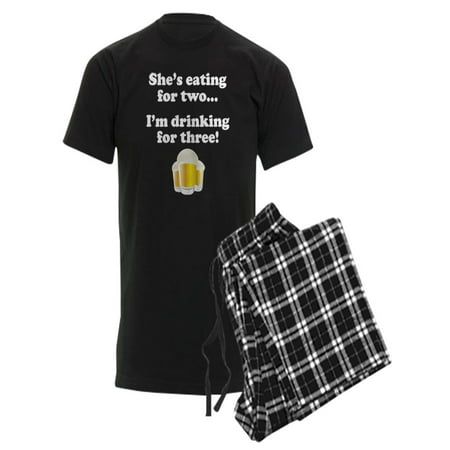 

CafePress - Im Drinking For Three - Men s Dark Pajamas
