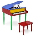 thumbnail image 1 of Costway 30-Key Classic Baby Grand Piano Toddler Toy Wood with Bench & Music Rack Colorful, 1 of 10
