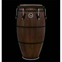 12.5 in. Pine Shell & Matador Soft Strike Rim Whisky Barrel Tumba, Black
