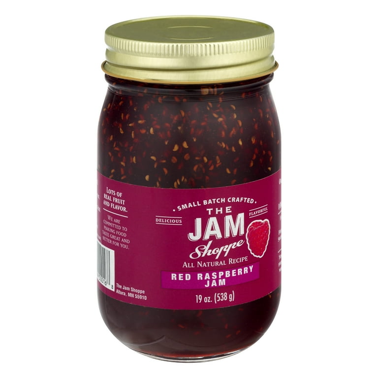 The Jam Shoppe Red Raspberry Jam, 19 oz - Walmart.com