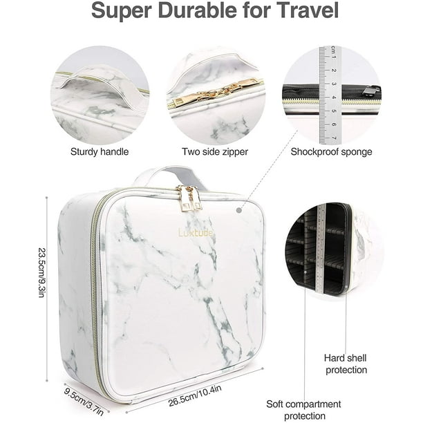 Memkey Travel Makeup Bag for Women Large Makeup Bag Organizer