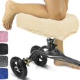 thumbnail image 1 of Funda Knee Walker Pad Vive Mobility Plush, piel de oveja sintética, 1 of 9