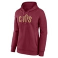 thumbnail image 2 of Women's Wine Cleveland Cavaliers Wordmark Alt Pullover Hoodie, 2 of 3