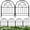Black-2, variant on Decorative Garden Fence , 10 Pack Rustproof Metal No Dig Fence Animal Barrier for Dog, Arched Flower Bed Edging Ornamental Wire Border Panel Fencing for Yard Patio Outdoor Decor