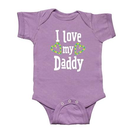 

Inktastic I Love my Daddy- hearts Gift Baby Boy or Baby Girl Bodysuit