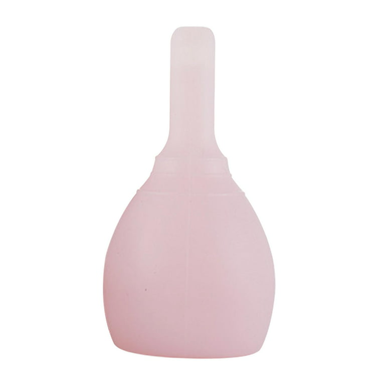 Women Silicone Menstrual Cups Sterilizing Breathable Flexible Period Cups for Travel Storing Cup Press The Handle to Drain , S Pink, 2 Sizes Optional